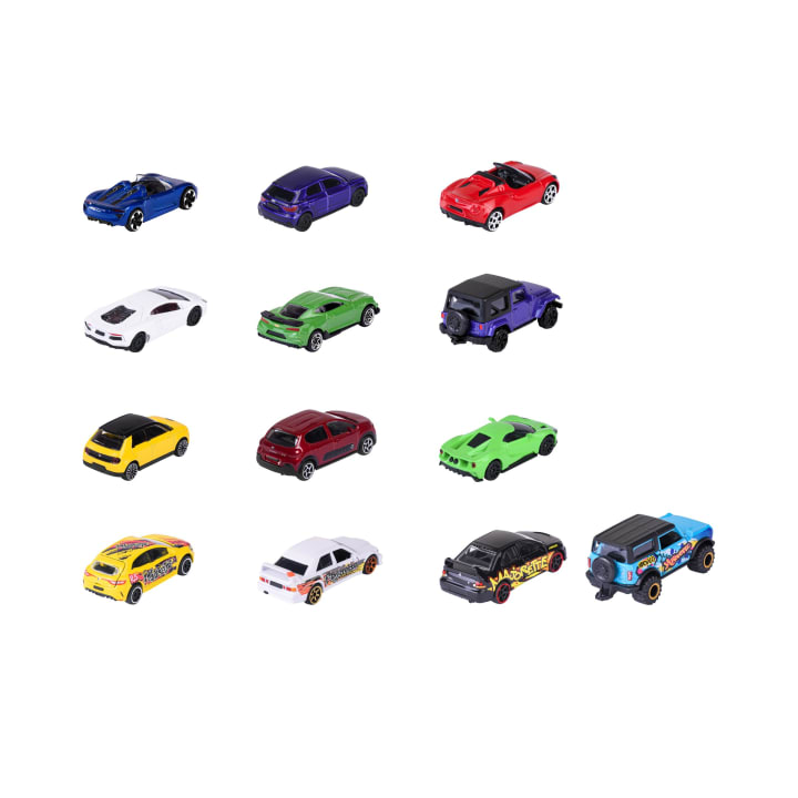 Fahrzeug-Set mit 13 Spielzeugautos, Limited Edition, ab 3 Jahren