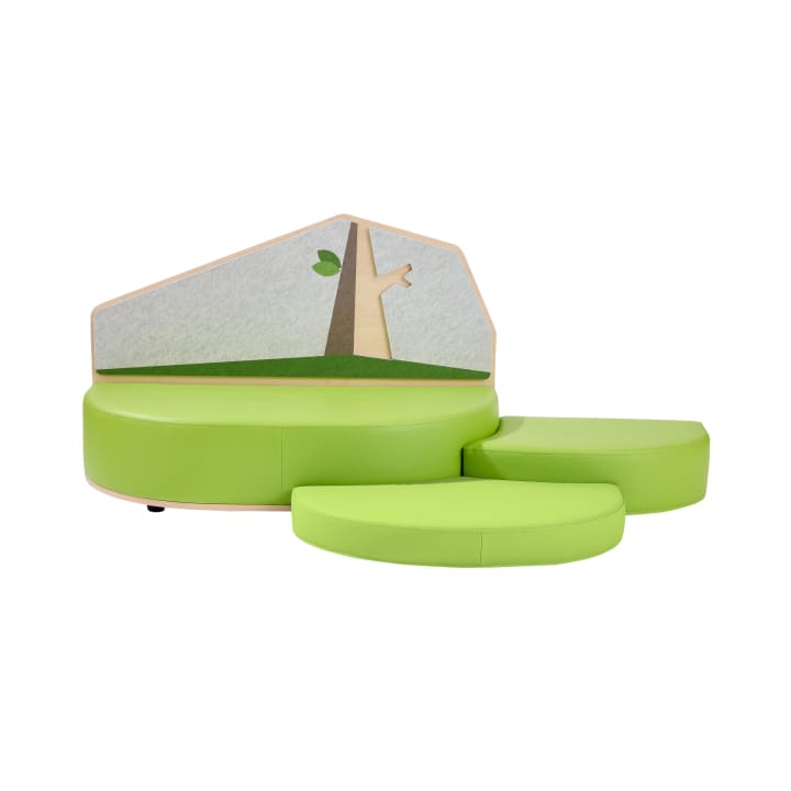 Akustiksofa grow.upp, B 120 x H 78 x T 55 cm, Sitzhöhe 27 cm, Sitztiefe 52 cm