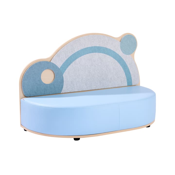 Akustiksofa breeze.upp, B 120 x H 78 x T 55 cm, Sitzhöhe 27 cm, Sitztiefe 52 cm