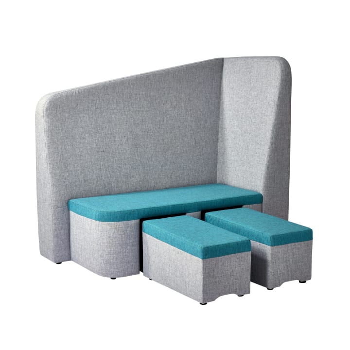 Erwachsenensofa, links, Stoffbezug