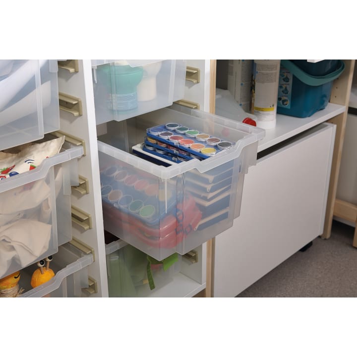 Grundregal, groß, für Kunststoffboxen