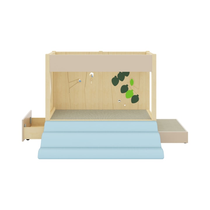 Krabbler Spielhaus Blumenlichtung