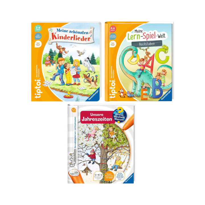tiptoi® Buchset: Jahreszeiten, Buchstaben & Kinderlieder
