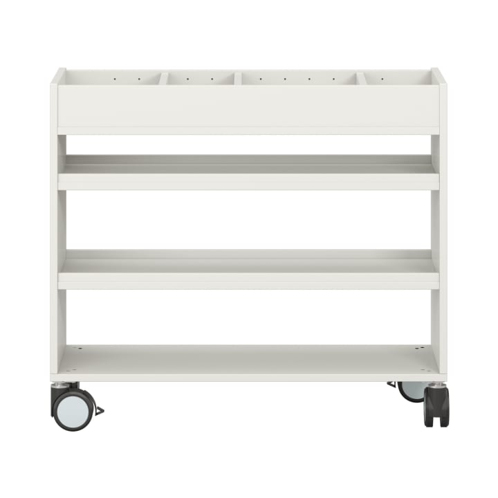 Kreativwagen klein, Atelierwagen mit Rollen, L 100 x B 42 x H 87,5 cm
