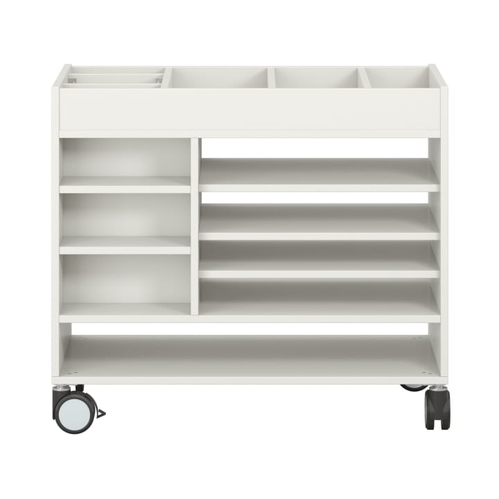 Kreativwagen mittel, Atelierwagen mit Rollen, L 100 x B 60 x H 87,5 cm