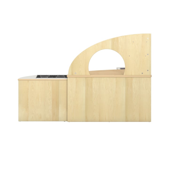 Kinder-Eckküche Lara, aus Holz, mit Küchengeräten, ab 2 Jahren