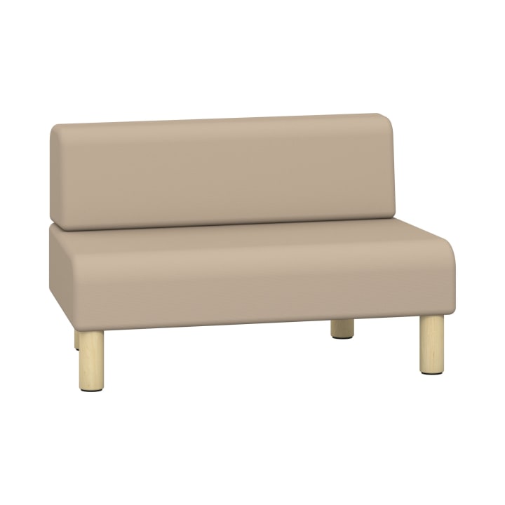 Kindersofa Lara & Nuka, mit Holzbeinen, ab 2 Jahren