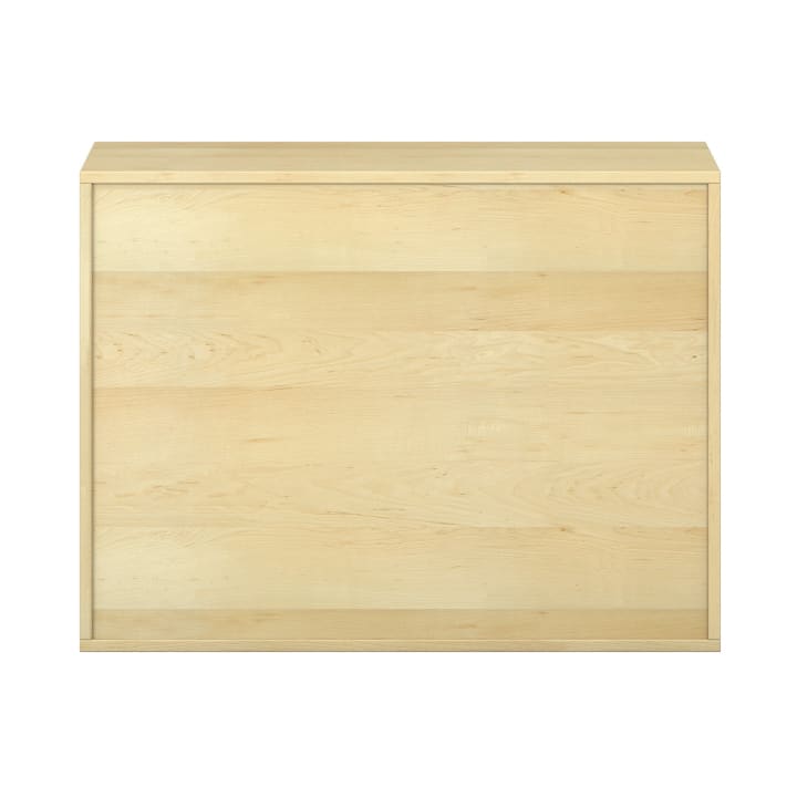 Schrank mit 16 Materialkästen, offen, Furnier