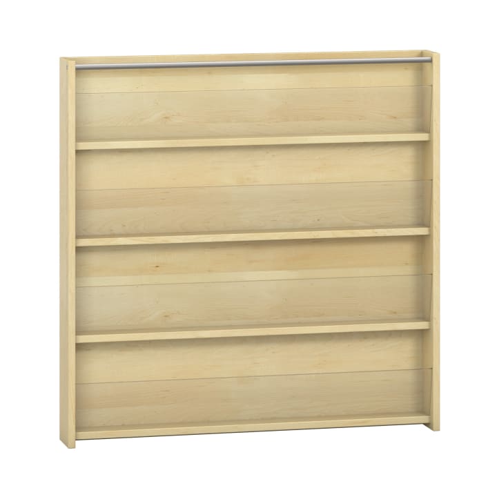 Wandbücherregal, 4 Fächer