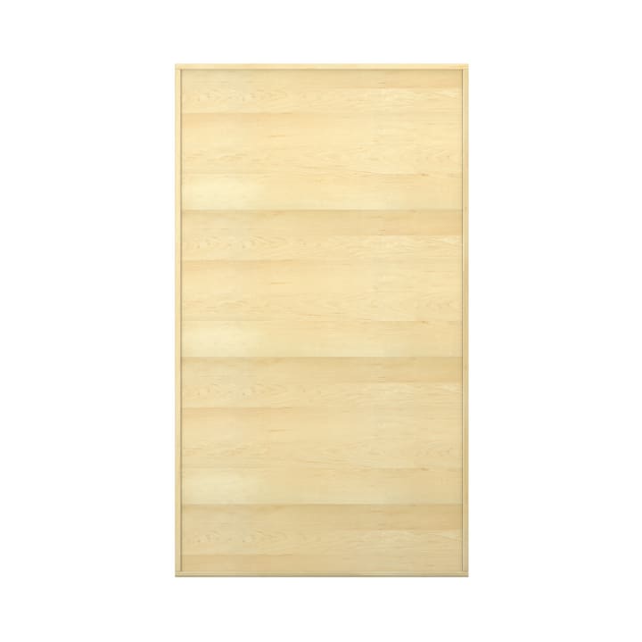 Kombischrank mit Doppeltür, unten offen, Furnier, B 100 x H 175 x T 42 cm