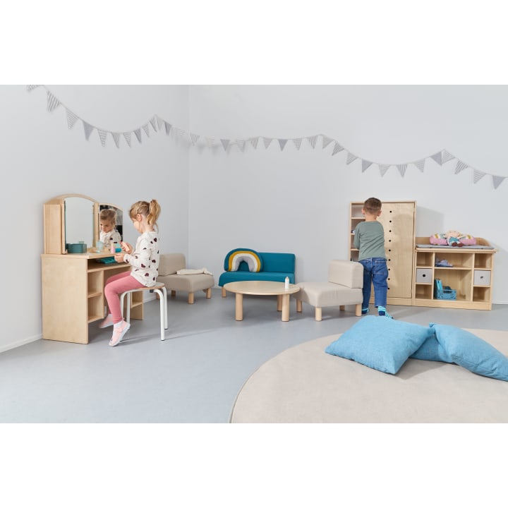 Kindersessel Lara & Nuka, mit Holzbeinen, ab 2 Jahren