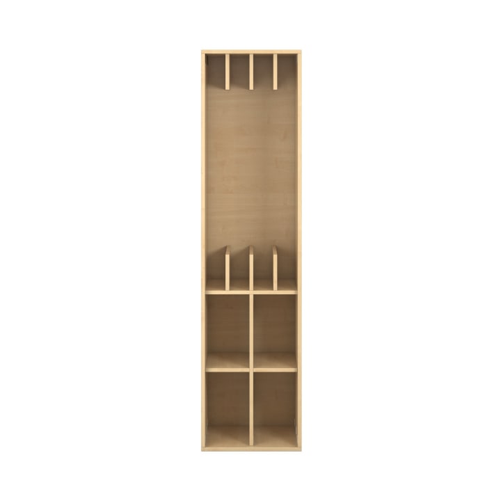 Liegepolster- und Deckenschrank, Krippe, für 4 Liegepolster, B 50 x H 200 x T 60 cm