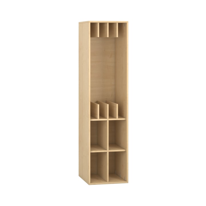 Liegepolster- und Deckenschrank, Krippe, für 4 Liegepolster, B 50 x H 200 x T 60 cm