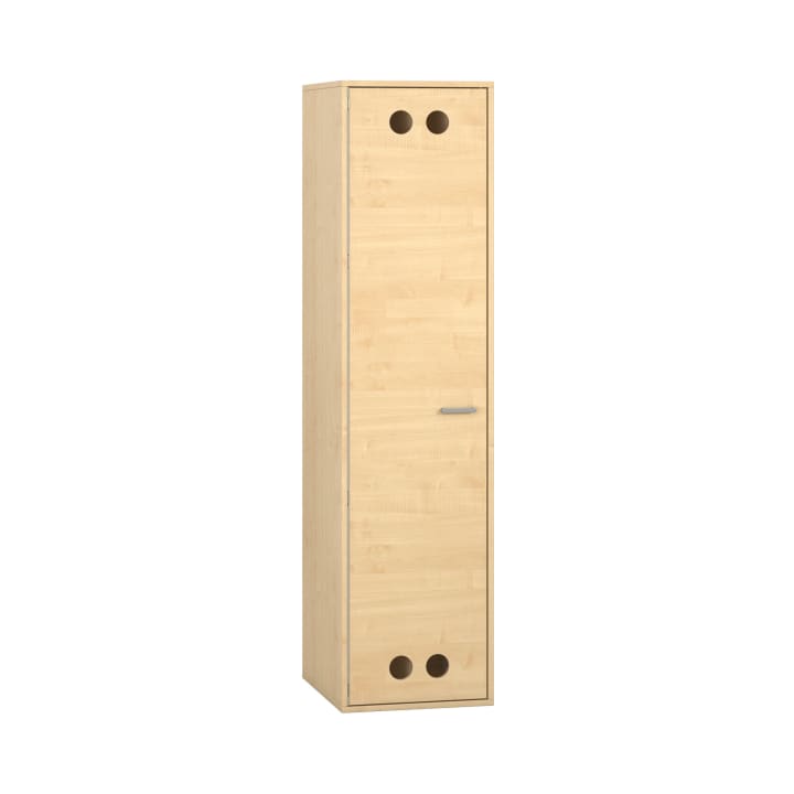 Liegepolster- und Deckenschrank mit Tür links, Krippe, B 50 x H 200 x T 60 cm