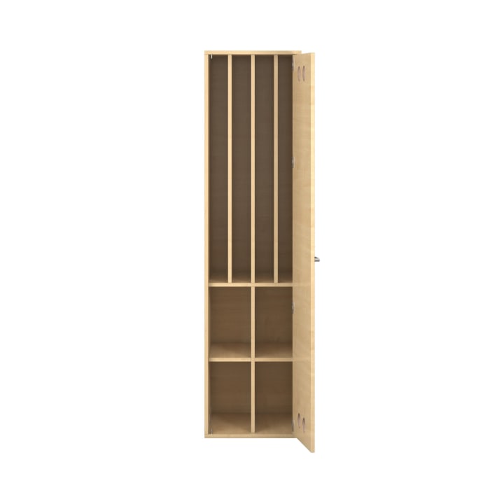 Liegepolster- und Deckenschrank mit Tür rechts, Krippe, B 50 x H 200 x T 60 cm
