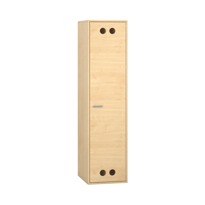 Liegepolster- und Deckenschrank mit Tür rechts, Krippe, B 50 x H 200 x T 60 cm