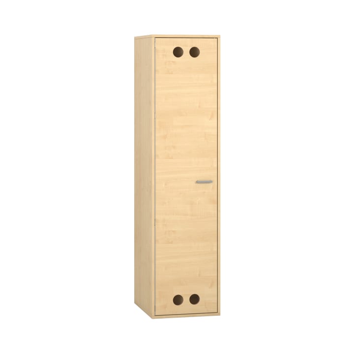 Liegepolster- und Deckenschrank mit Tür links, Kindergarten, für 4 Liegepolster, B 50 x H 200 x T 60 cm