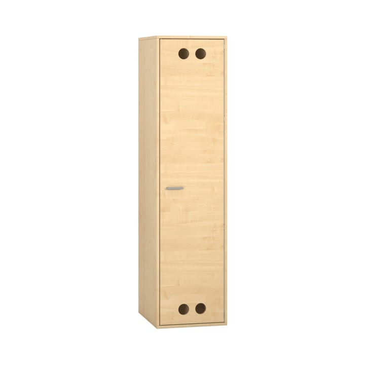Liegepolster- und Deckenschrank mit Tür rechts, Kindergarten, für 4 Liegepolster, B 50 x H 200 x T 60 cm