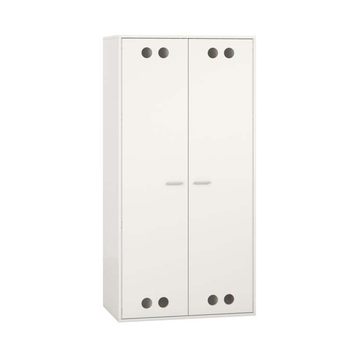 Liegepolster- und Deckenschrank mit Türen, Kindergarten, für 8 Liegepolster, B 100 x H 200 x T 60 cm