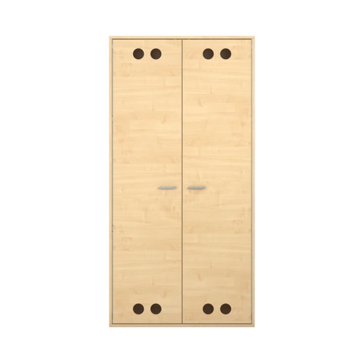 Liegepolster- und Deckenschrank mit Türen, Kindergarten, für 8 Liegepolster, B 100 x H 200 x T 60 cm