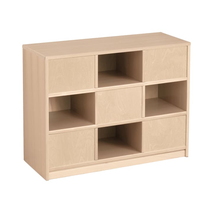 Regalschrank, wechselseitig offen