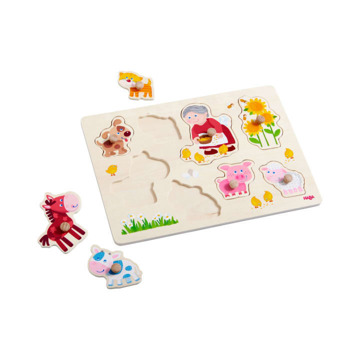 Greifpuzzle-Set Tiere