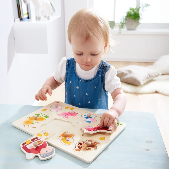 Greifpuzzle-Set Tiere