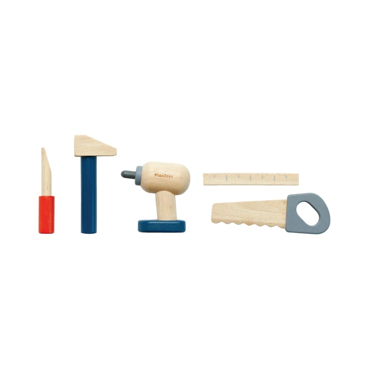 Handwerker-Spielwerkzeug, Holz, 6 Teile, ab 3 Jahren