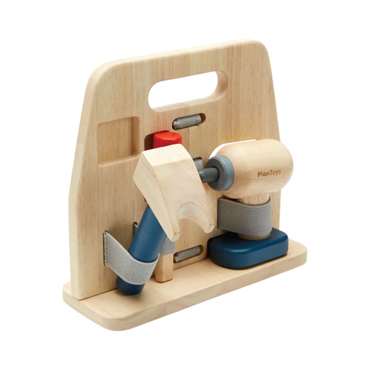 Handwerker-Spielwerkzeug, Holz, 6 Teile, ab 3 Jahren