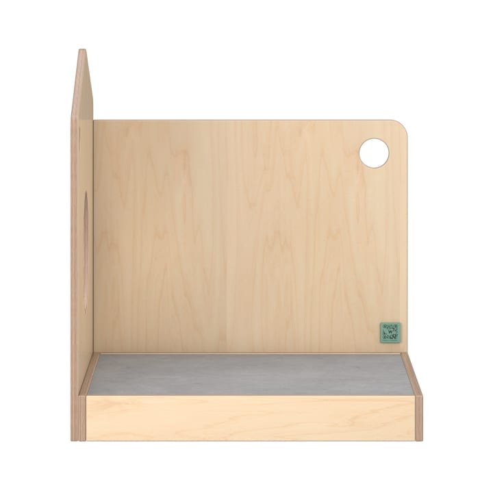 Spielpodest mit Raumteilerfunktion Linoleumbelag 82 x 90 x 90 cm