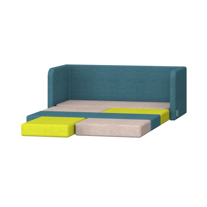 Modularer Sofa-Mattenbausatz für Kinder Textilbezug 174 x 79 x 45 cm