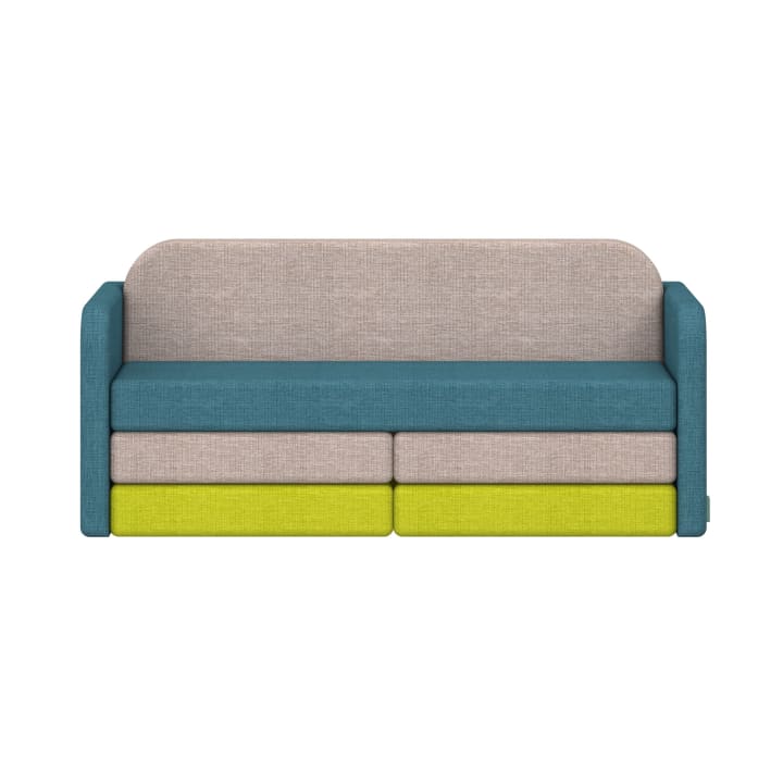 Modularer Sofa-Mattenbausatz für Kinder Textilbezug 174 x 79 x 45 cm