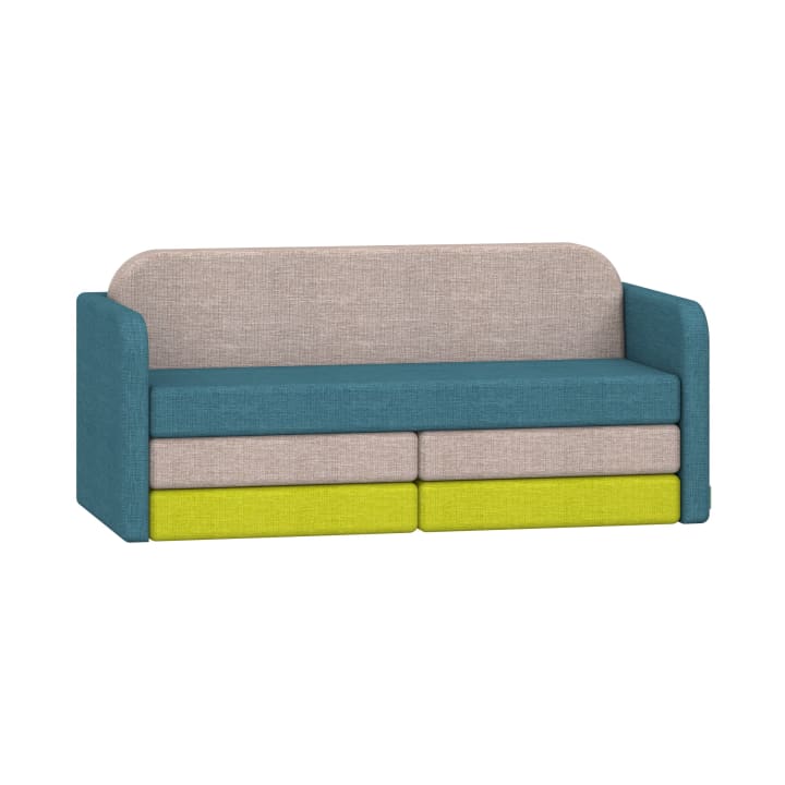 Modularer Sofa-Mattenbausatz für Kinder Textilbezug 174 x 79 x 45 cm