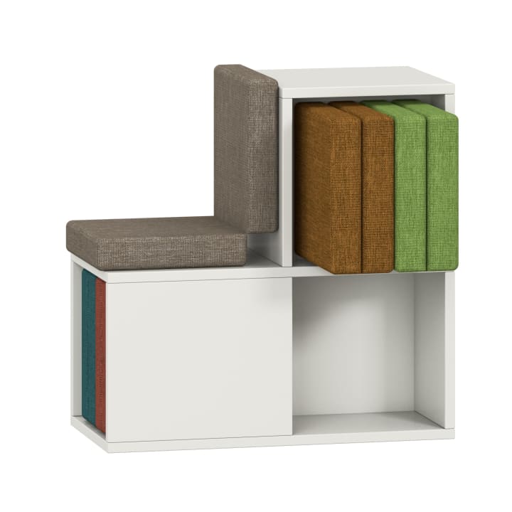 Sitzpolster L-Regal Kunstleder 60 x 60 x 30 cm