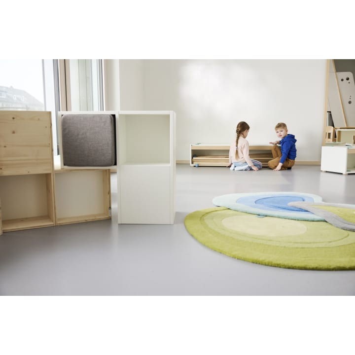 Modulares Regal L-Form Echtholz 66 x 66 x 33 cm