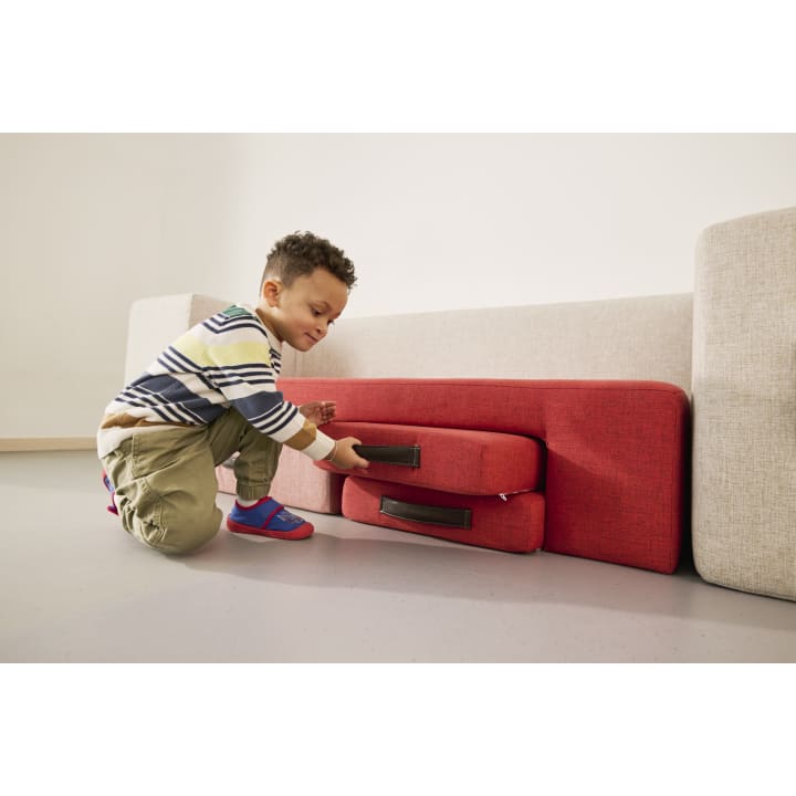 Kindersofa Plus Stoffbezug 200 x 60 x 67 cm