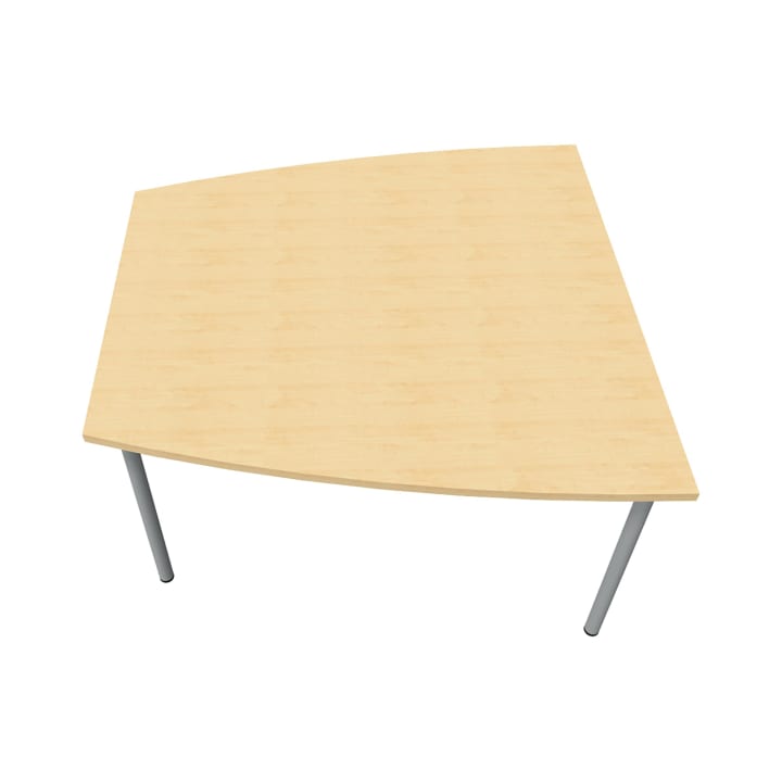 Tisch-Anbau maestro, Tonnenform, 130x130 cm