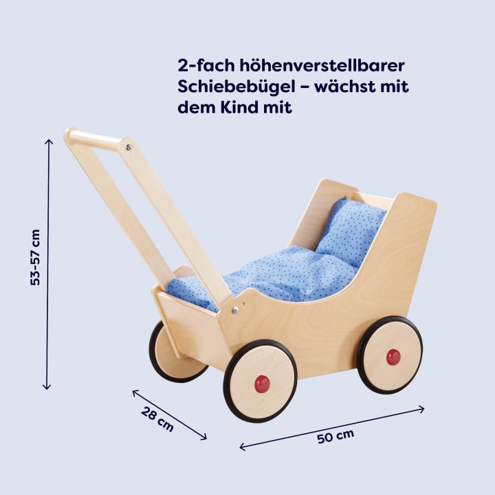 Puppenwagen Natur
