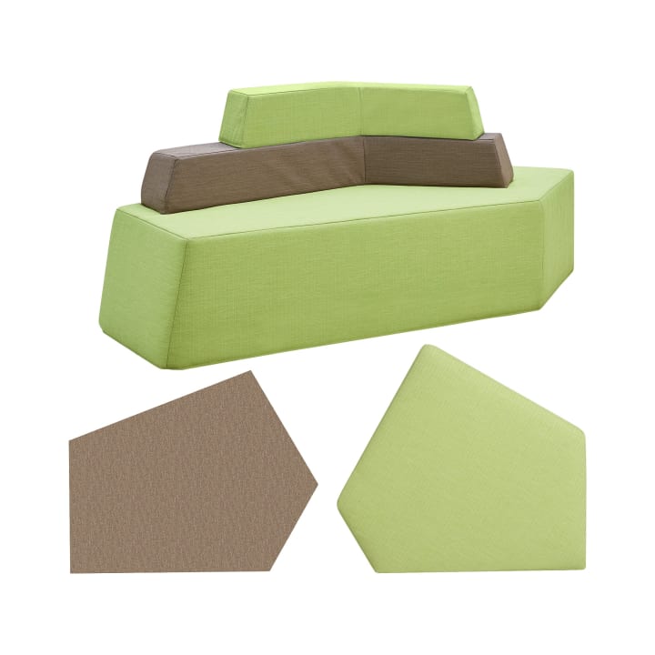 Vorlesesofa Kombination 1, grow-upp, 3-teilig