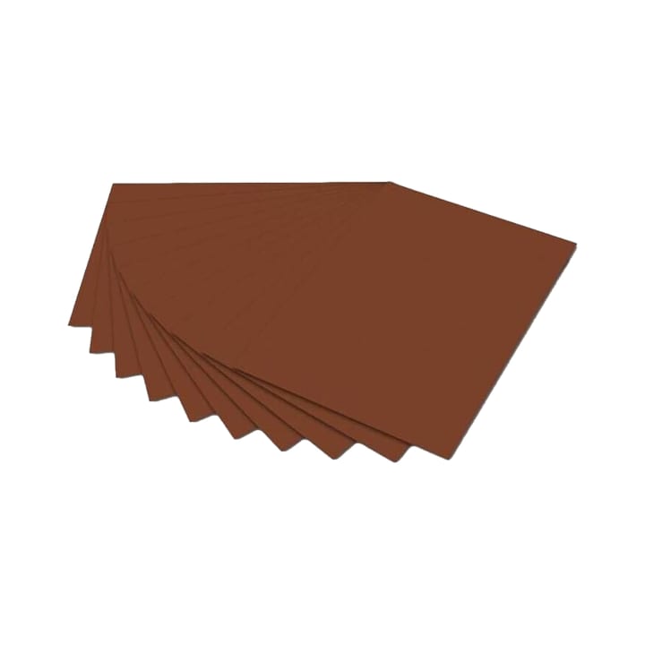 Tonkarton, schokobraun, 220 g/m², 50 x 70 cm, 25 Bogen