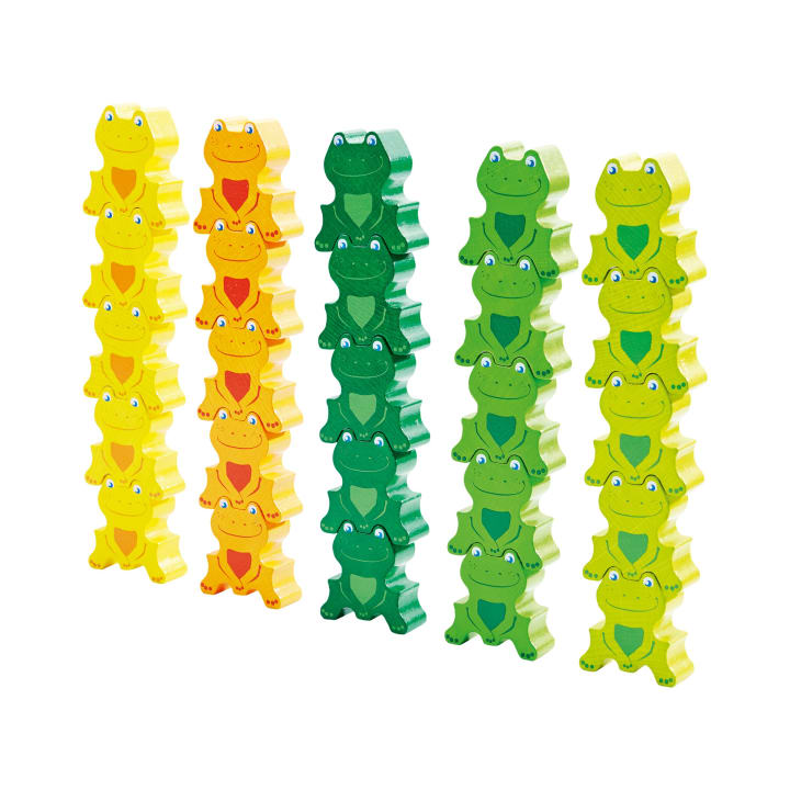 Parkett Freche Frösche 3-D, 25 Teile