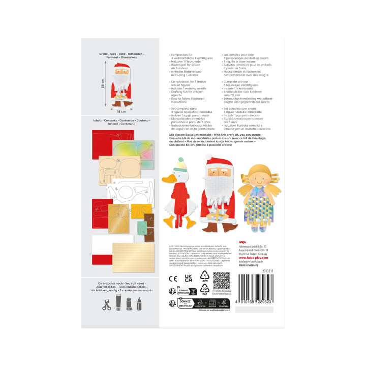 Bastelset – Papier-Flechten Weihnachten