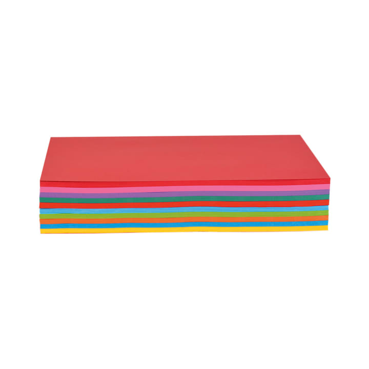 Bastelpapier A4, 70g/m2, 500 Blatt in 10 Farben