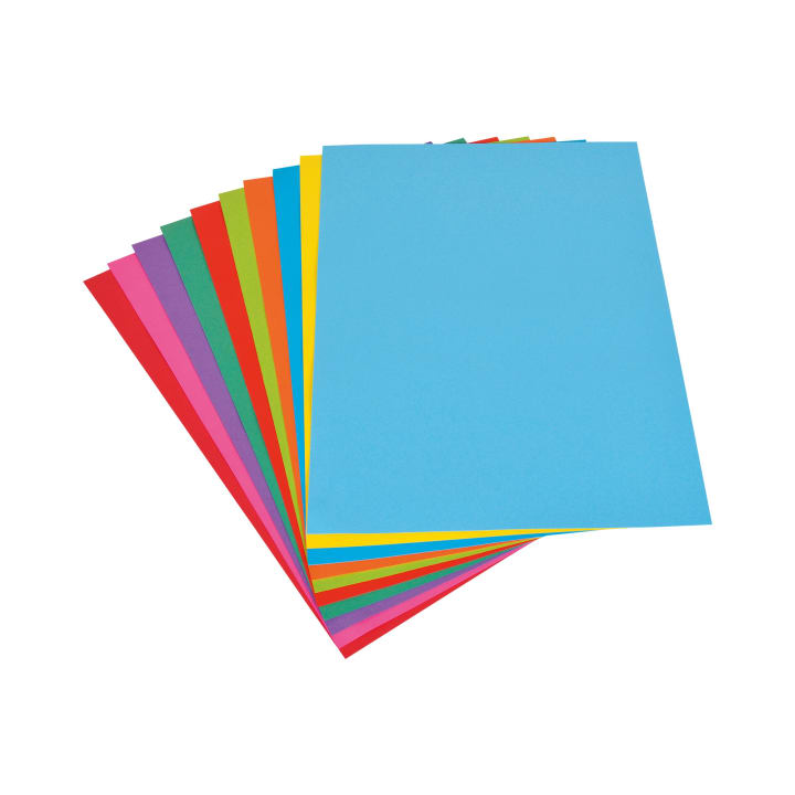 Bastelpapier A3, 70g/m2, 500 Blatt in 10 Farben