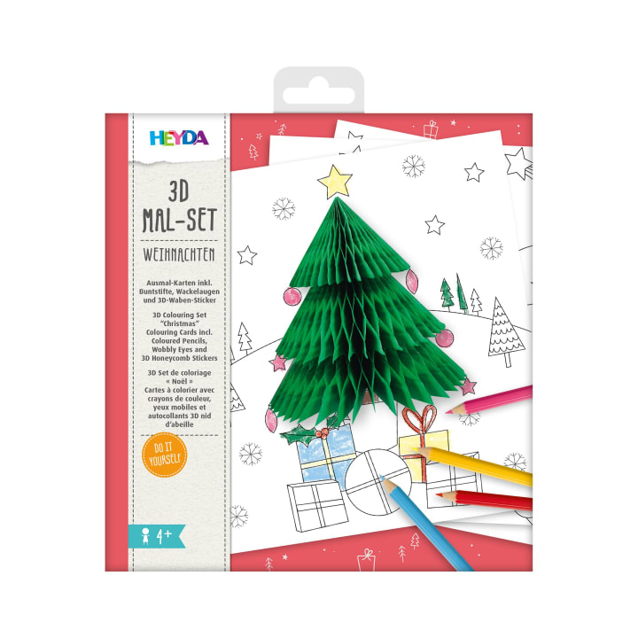 3D-Mal-Set „Weihnachten“