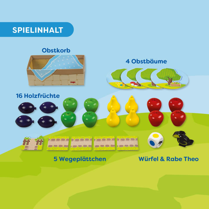 Meine ersten Spiele – Erster Obstgarten, Farbenspiel, ab 2 Jahren