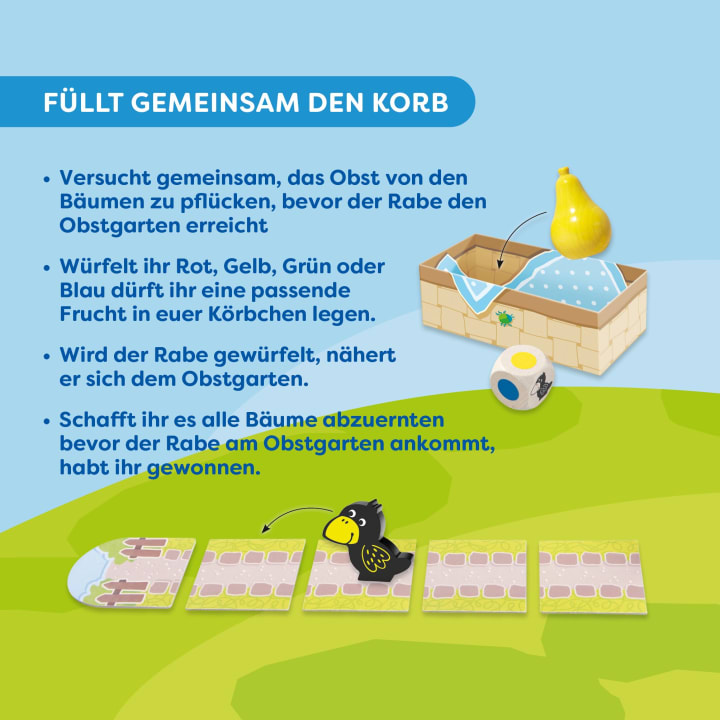 Meine ersten Spiele – Erster Obstgarten, Farbenspiel, ab 2 Jahren