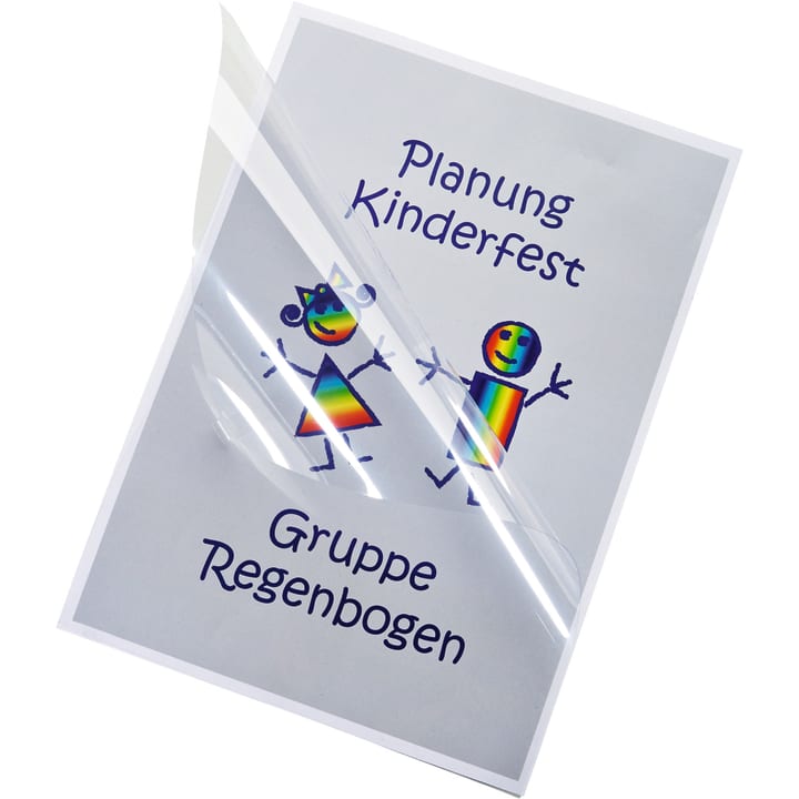 Einbanddeckel DIN A4, transparent, 100 Stück