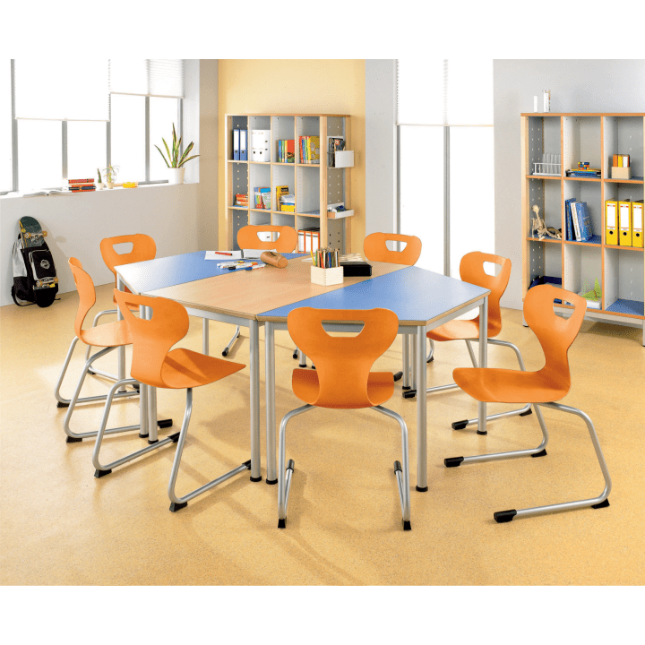 Gleitkufenstuhl solit:sit® Swing, Modell A, Kunststoff-Schale, div. Farben, Gr. 5, Sitzh. 43 cm