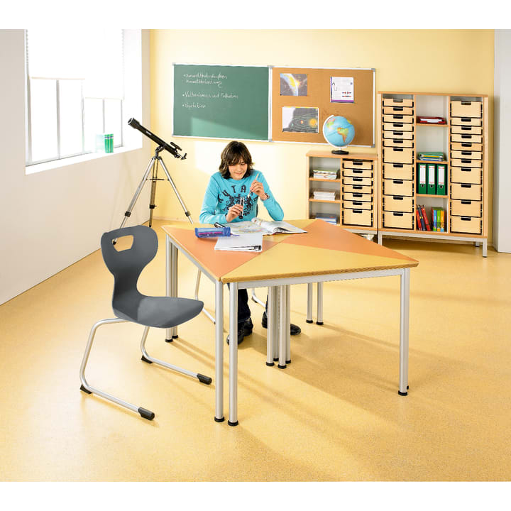 Gleitkufenstuhl solit:sit® Swing, Modell A, Kunststoff-Schale, div. Farben, Gr. 5, Sitzh. 43 cm